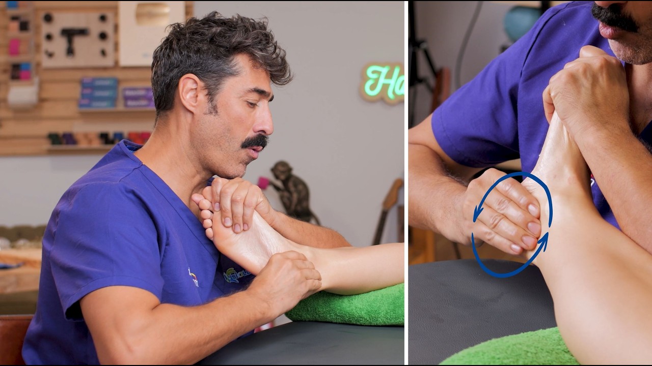 Te enseño mi masaje de pies que hago a diario  #FisiolutionProfesional