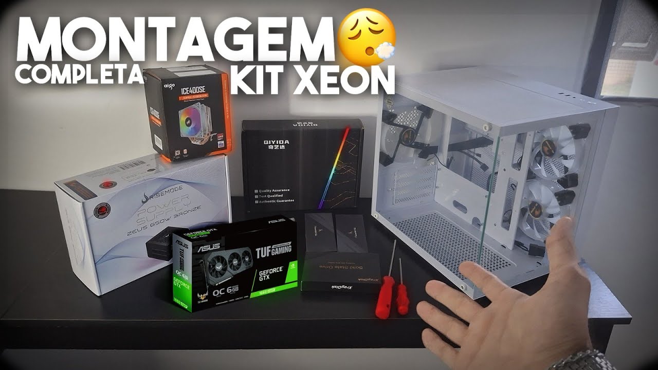 MONTAGEM COMPLETA DO MEU PC XEON DE R$2400!! (Olha Esse Resultado!!)