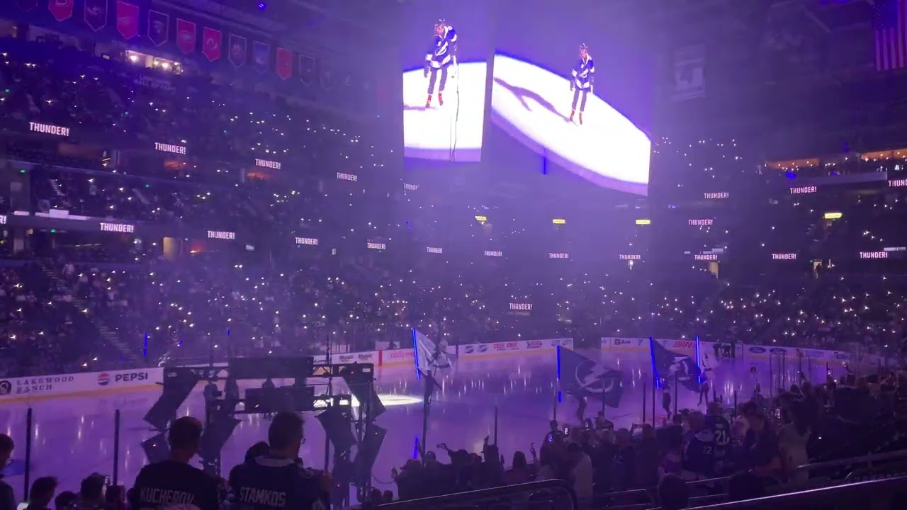 Tampa Bay Lightning Home Opener Intro vs Vancouver Canucks 10/15/24