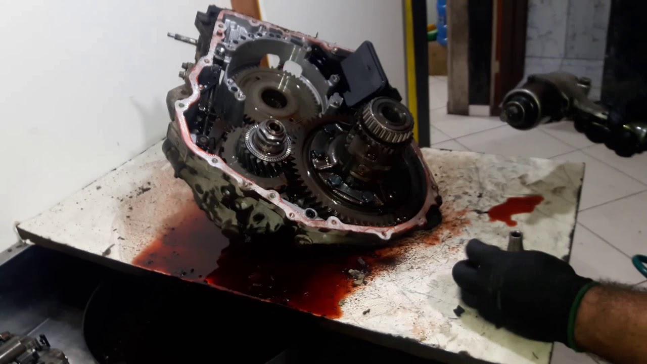 reparo no cambio automatico da zafira 2.0 2008 (primeira parte)