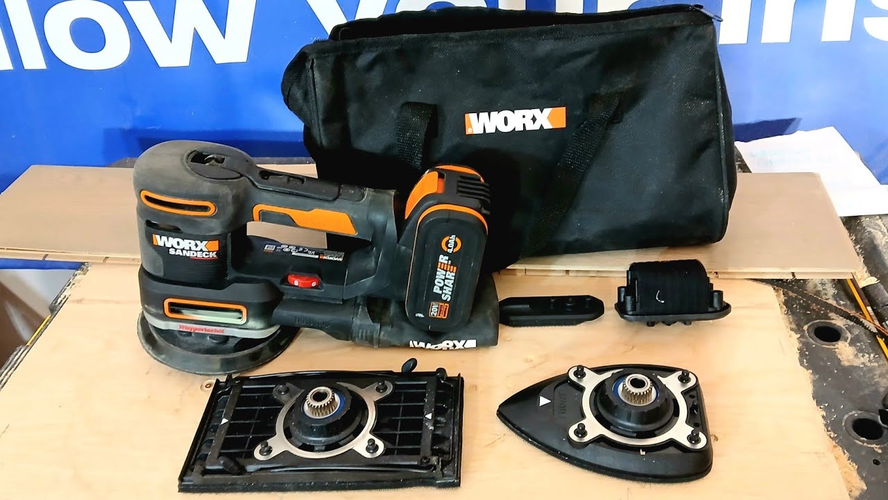 Worx Sandeck,  levigatrice 5 in 1.