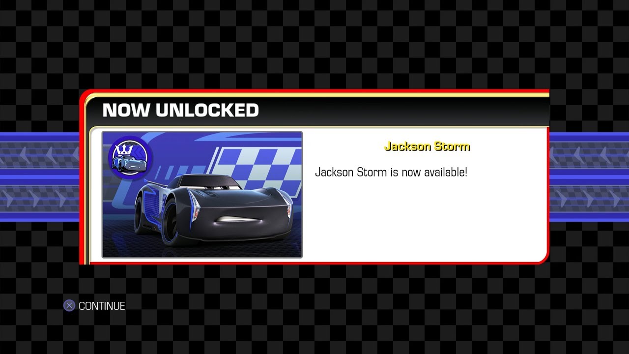 Cars 3 Driven To Win Unlocking Jackson Storm vs. Lightning McQueen