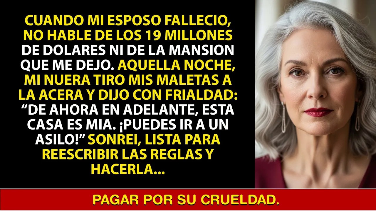 El día que enviudé, mi nuera gritó： ＂Ahora yo mando, ¡vete a un asilo!＂ Ella no sabía de los US