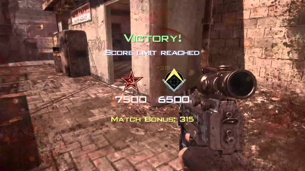 MW3 Spinning before Winning