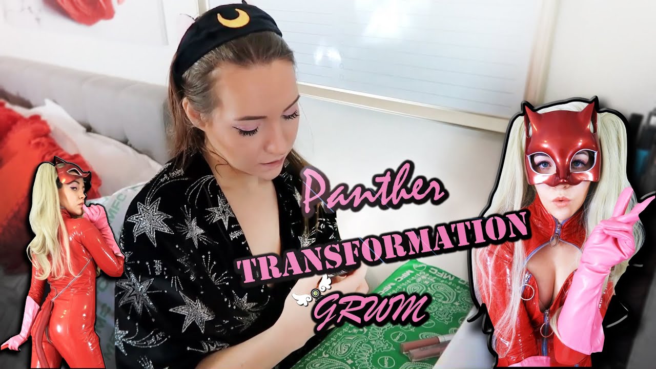 📸GRWM | Panther (Ann Takamaki) Cosplay Transformation🌹