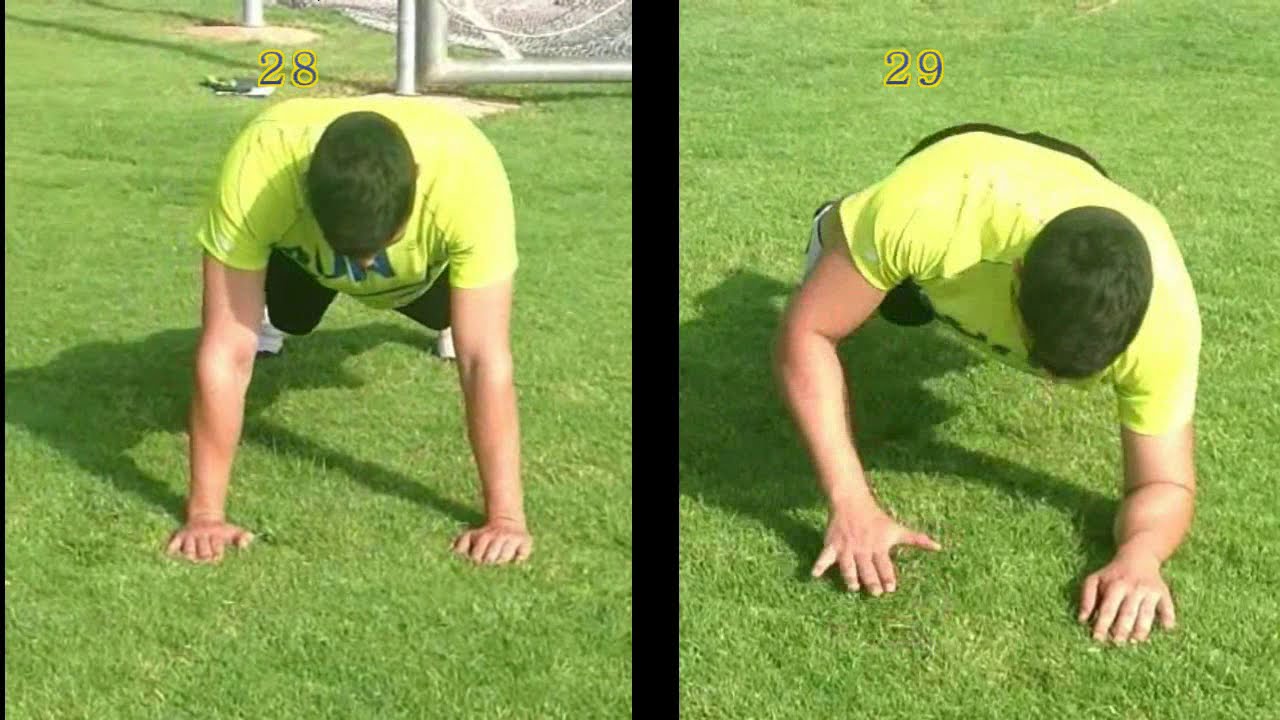 40 ejercicios con el peso corporal