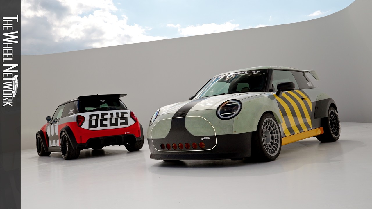 Mini JCW x Deus Ex Machina Concepts Reveal – 'The Skeg' EV and 'The Machina' ICE [4K]