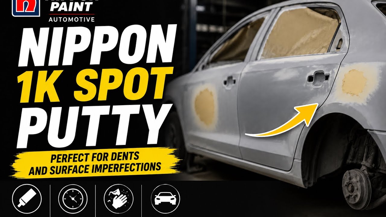 NIPPON PAINTS 1K SPOT PUTTY REVIEW | #checkputty