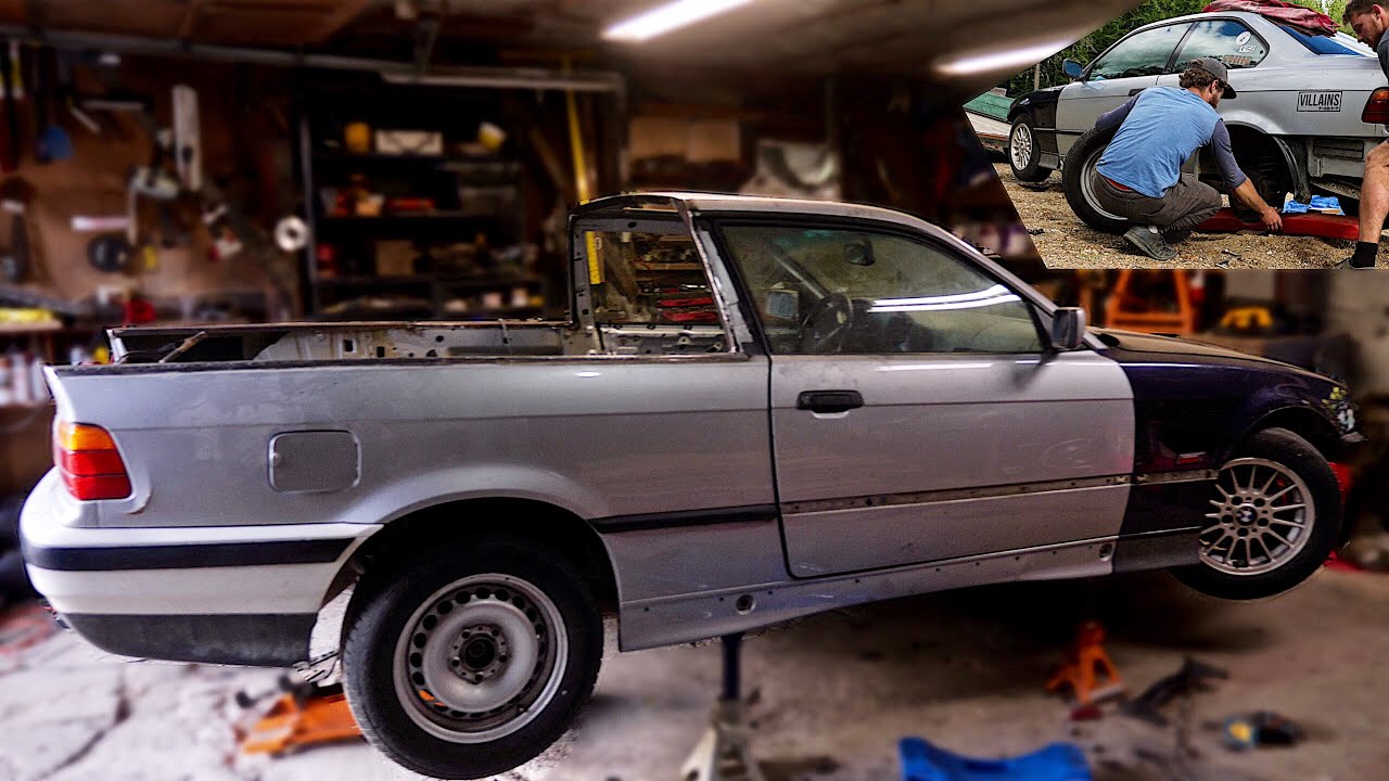 Turning a Coupe Into a truck BMW E36