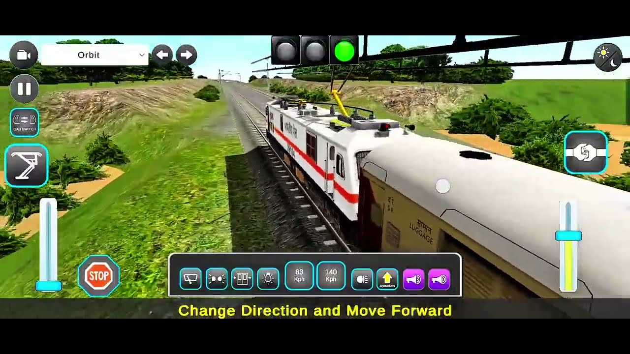 Real Indian Train 🚂 Game || Indian Train Simulator Game 🎯 #train #indian #game 