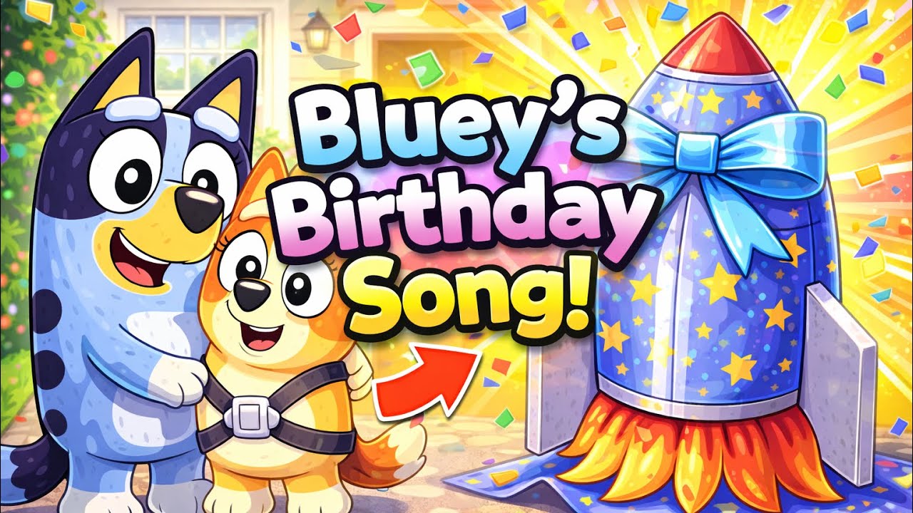 Fun Birthday Rocket Song | Fun Kids Cartoon Song