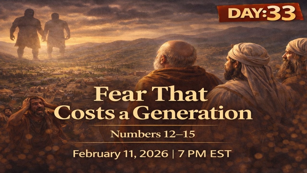 Fear That Cost a Generation Numbers 12–15 | Day 33