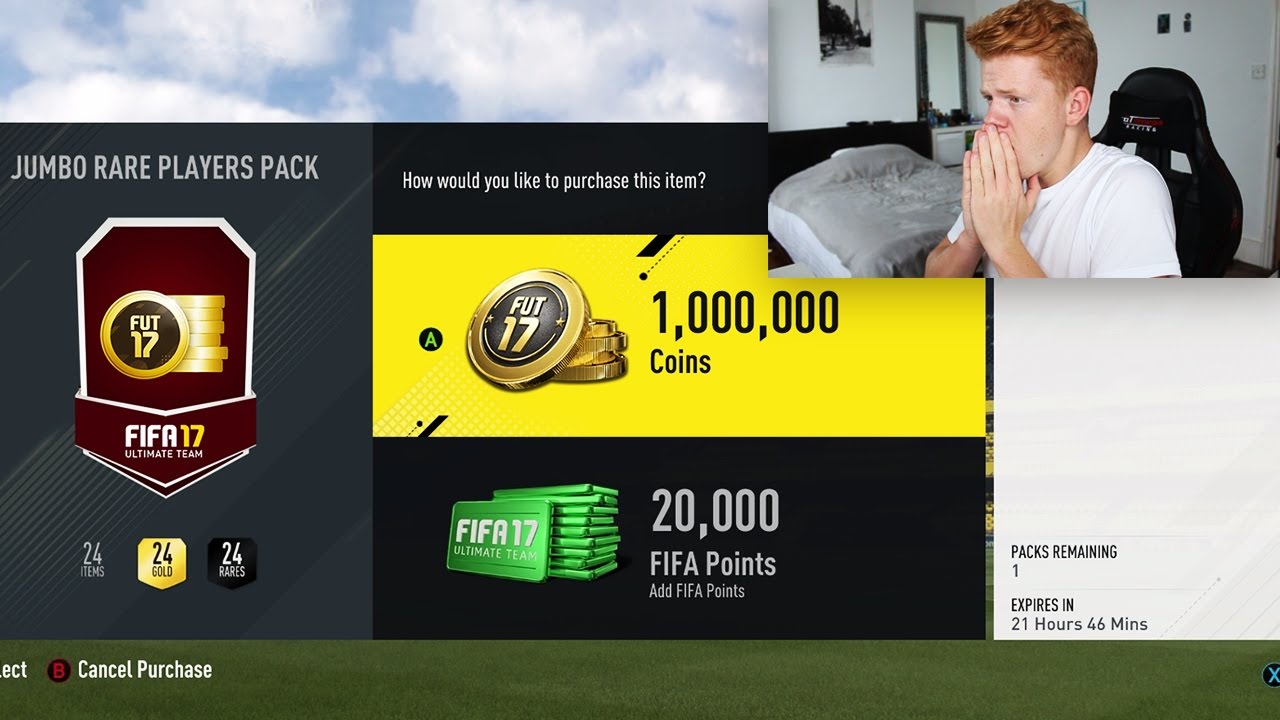 1,000,000 COIN PACK!!!! - FIFA 17 ULTIMATE TEAM