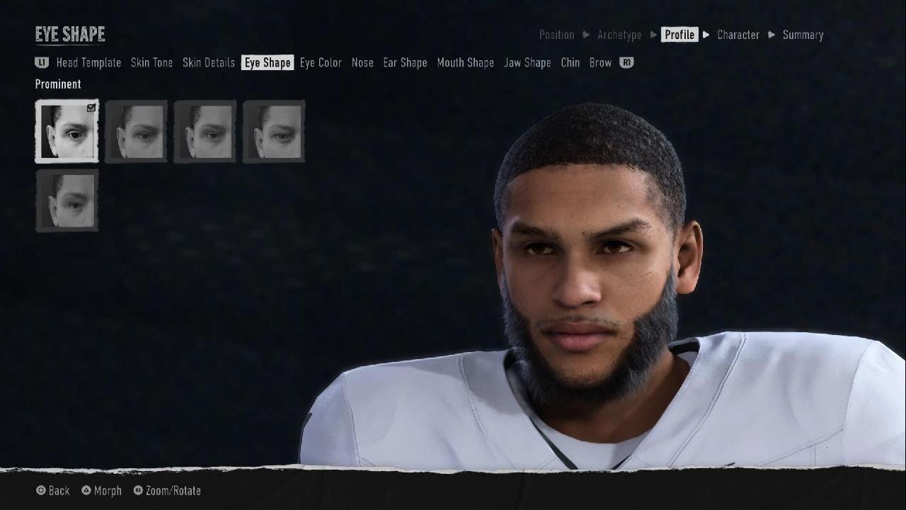 EA SPORTS COLLEGE FOOTBALL 25 Lightskin COMP face creation For road to glory