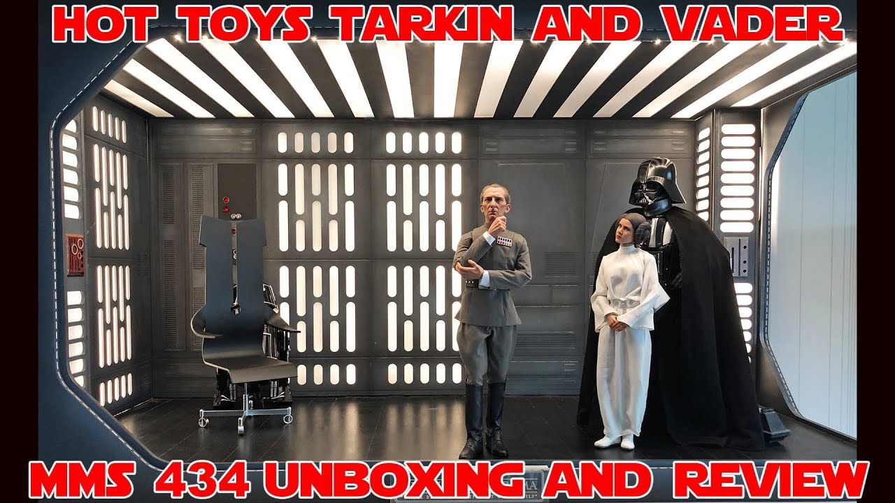 REVIEW of HOT TOYS TARKIN & DARTH VADER MMS434 with comparison to EP IV and Rogue One Hot Toys Vader