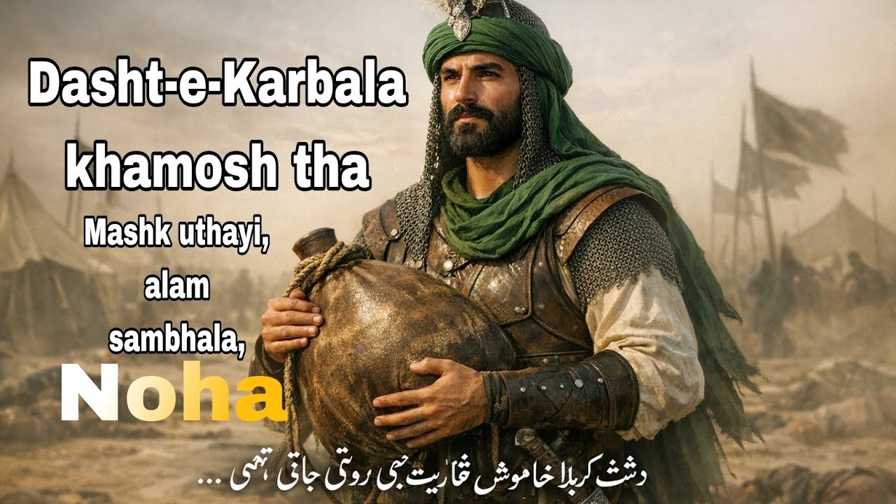 Ya ABBAS KA AKHRI SAFAR | Dil Hila Dene Wali Karbala noha | Ya Abbas Alamdar