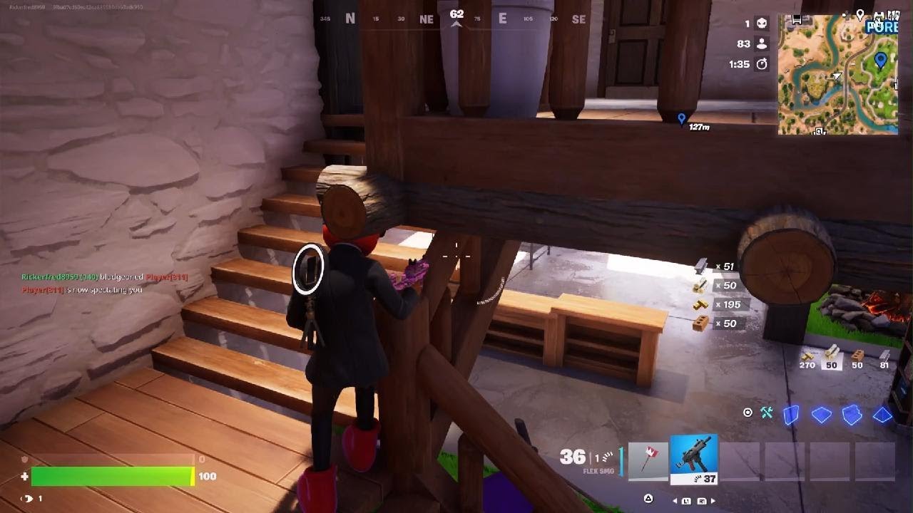 My first victory royal on camera on Fortnite