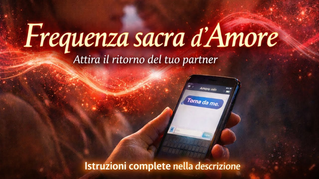 FREQUENZA SACRA D'AMORE &mdash; ATTIRA IL RITORNO DEL TUO PARTNER (istruzioni nella descrizione)