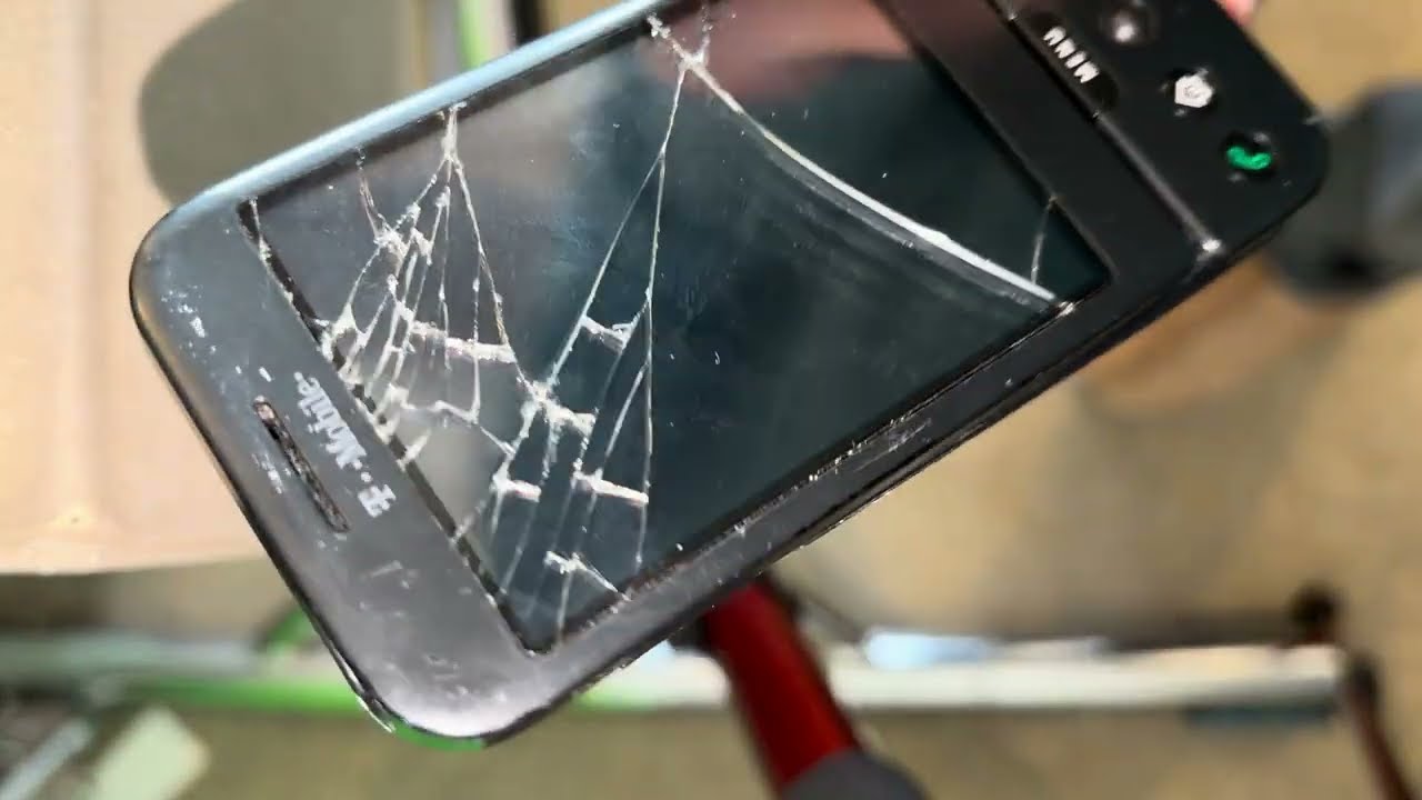 HTC DREAM/T-MOBILE G1 Drop Test And Destruction, FIRST EVER ANDROID PHONE