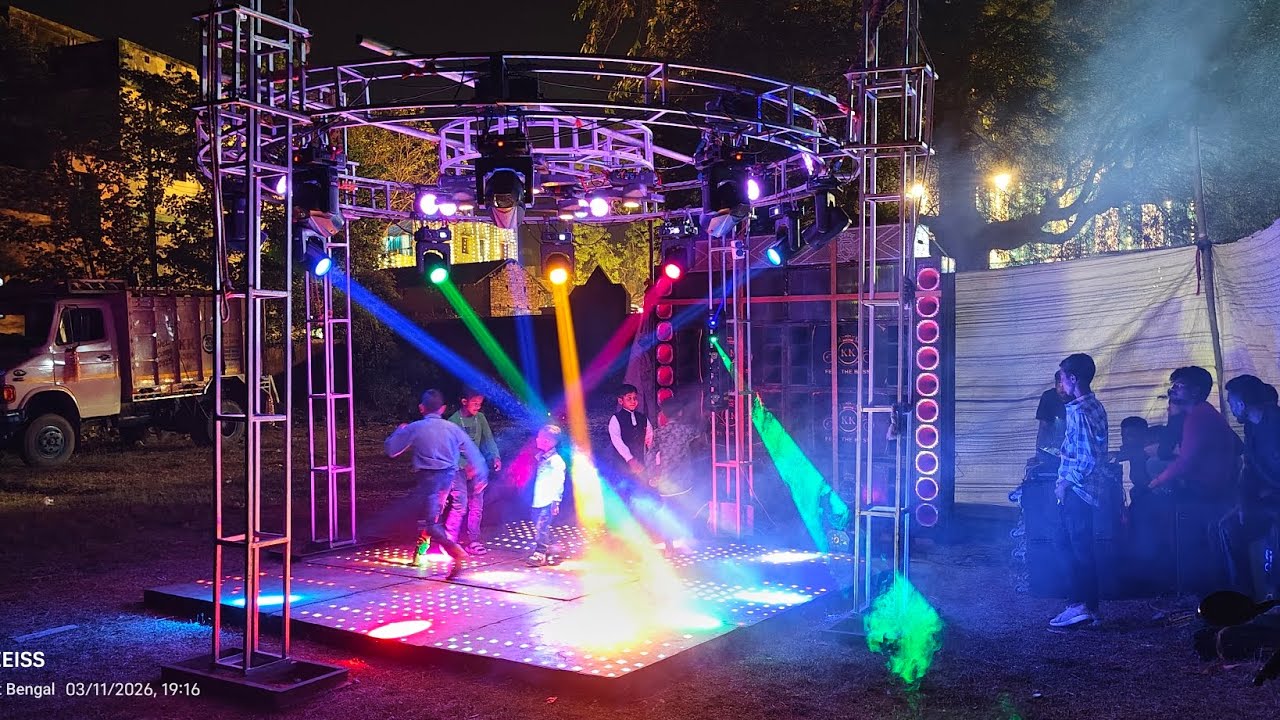Party Setup DJ KK 🔥🔥 An Dabar Balrampur Purulia Light Show Dhamaka 