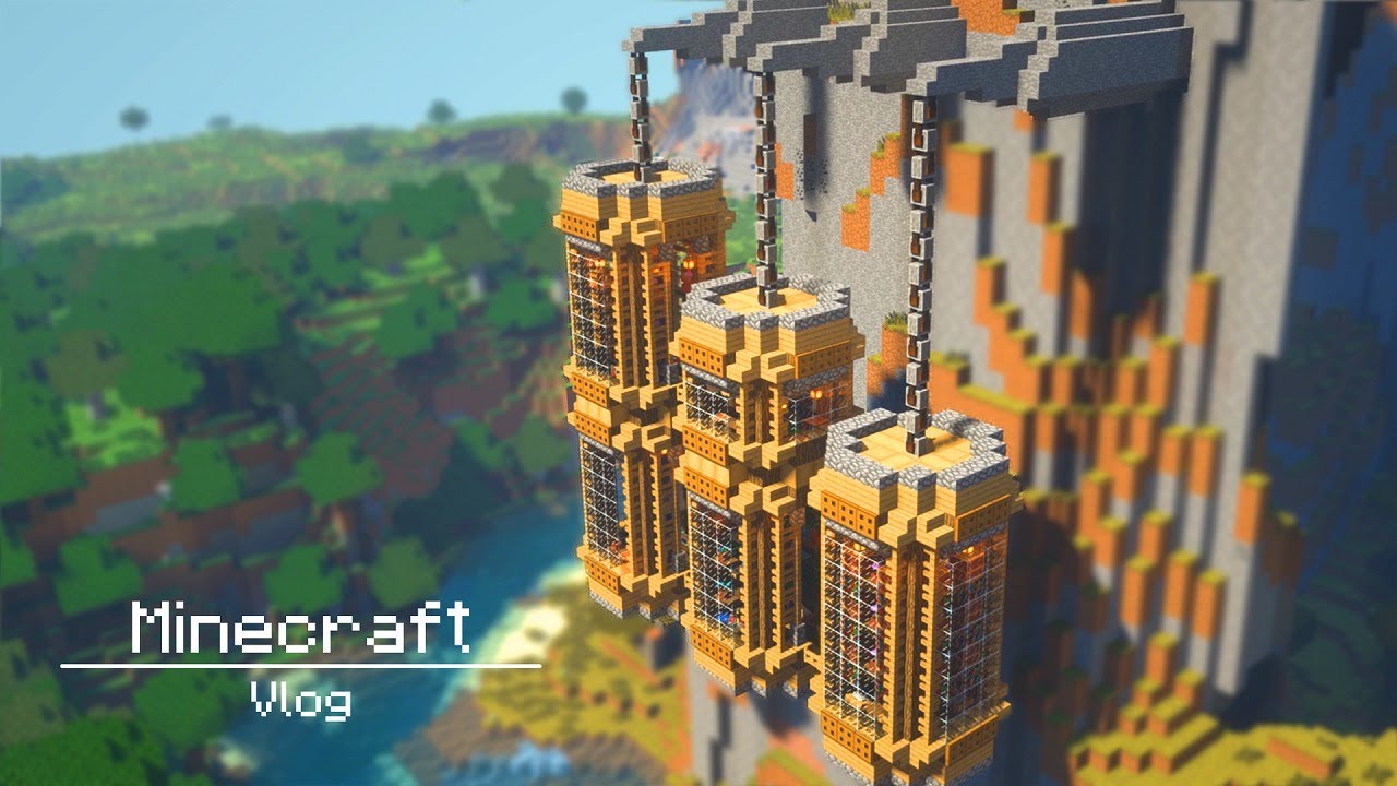 Видеоблог Minecraft: как построить висячий домик Minecraft