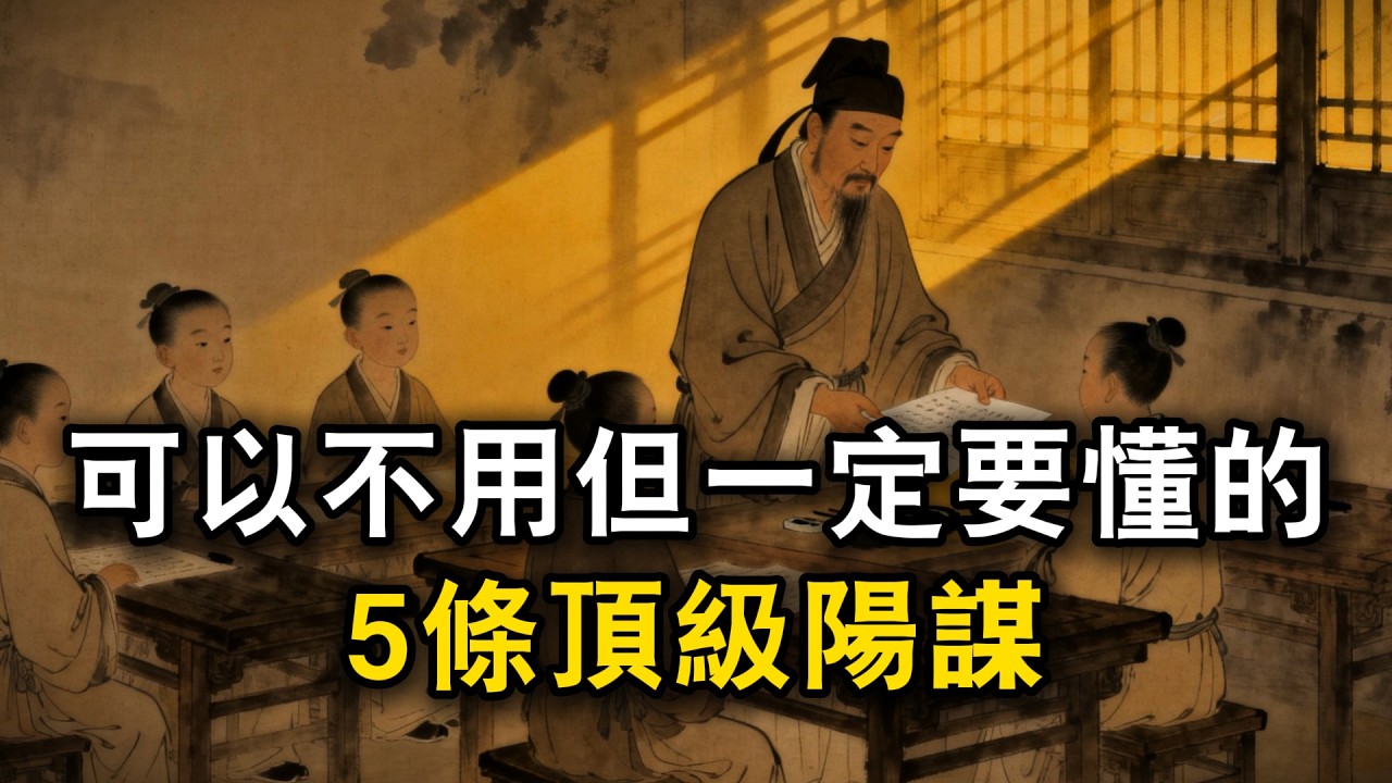 可以不用但一定要懂的5條頂級陽謀#观人识人 #识人术 #强者思維 #認知 #自我提升 #認知覺醒 #爲人處世