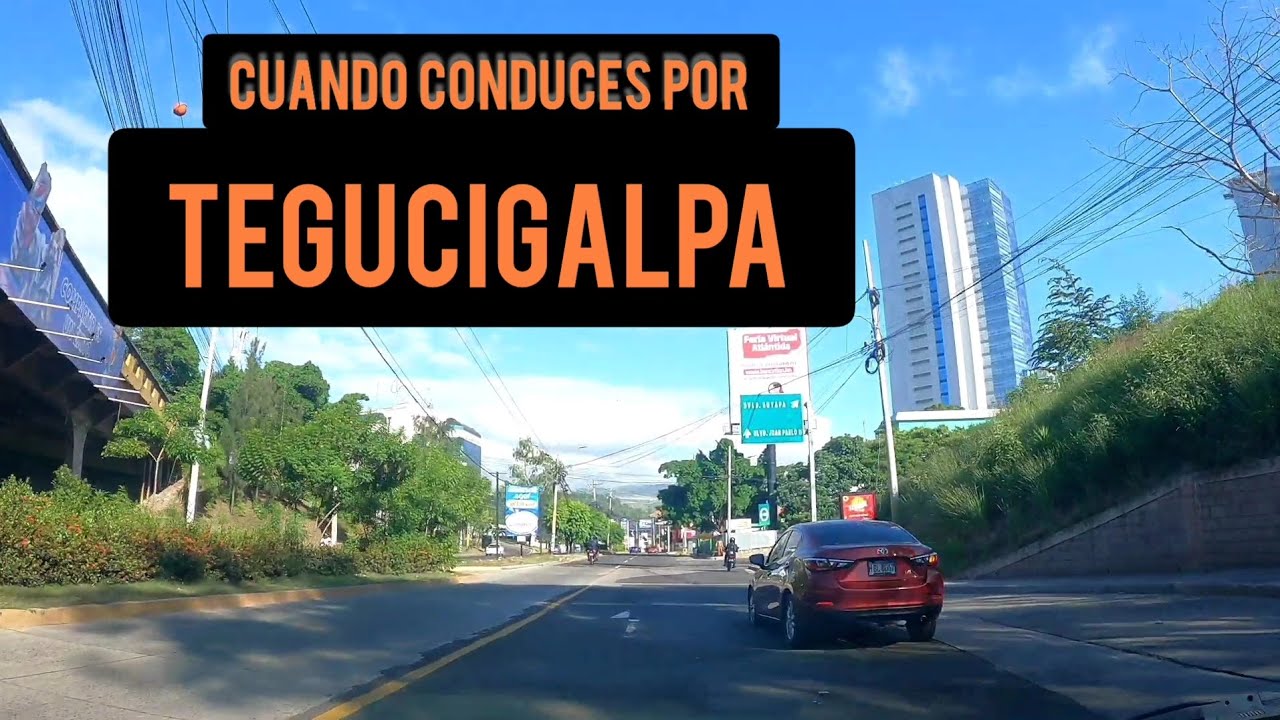 y miras edificios por todos lados, te das cuenta del modernizmo de Tegucigalpa