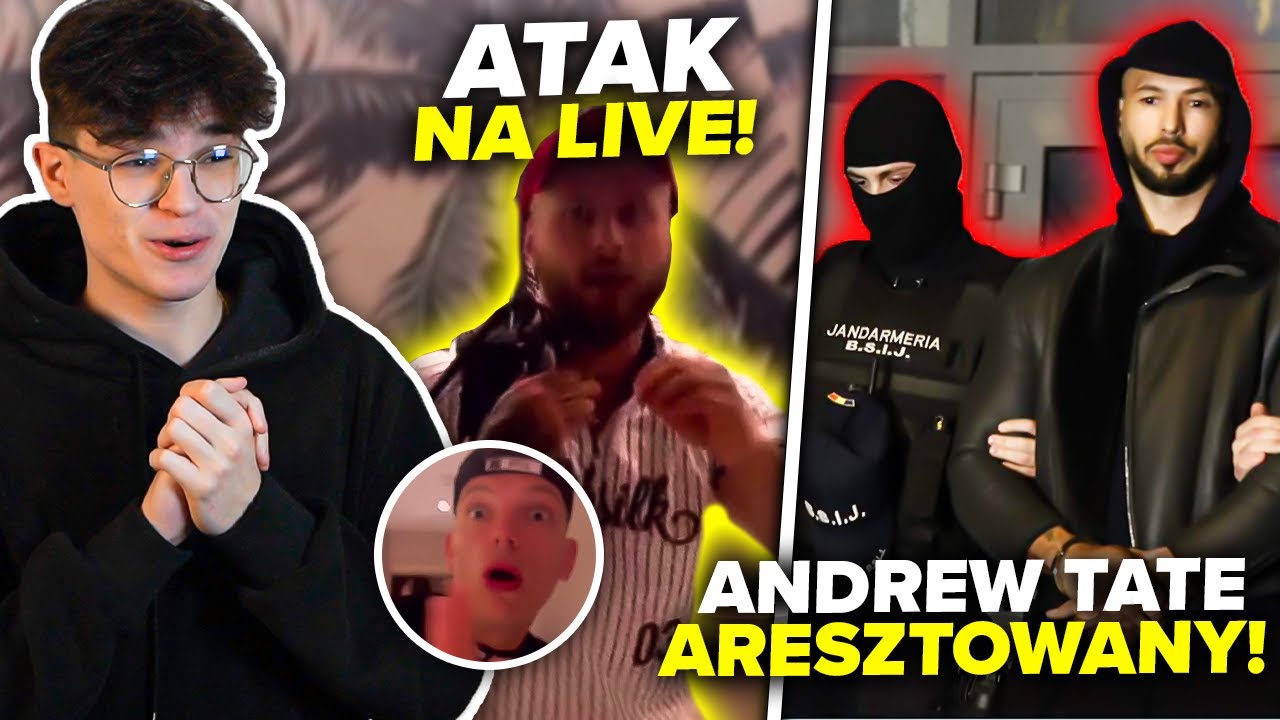 ANDREW TATE ARESZTOWANY (TRANS TV ZAATAKOWANE, PELE, LENSA SZKODLIWA?, ALLEGRO KARA, FRIZ)