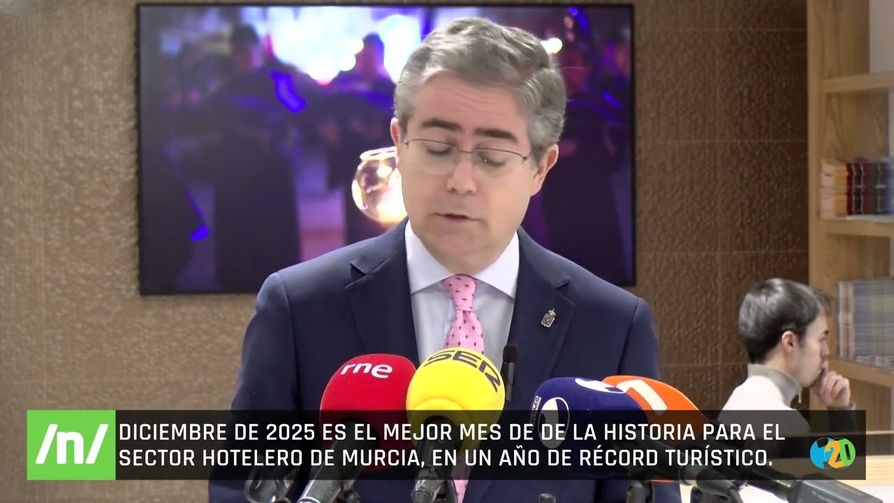 07/01/2026 Murcia capital bate récord histórico de turismo en 2025