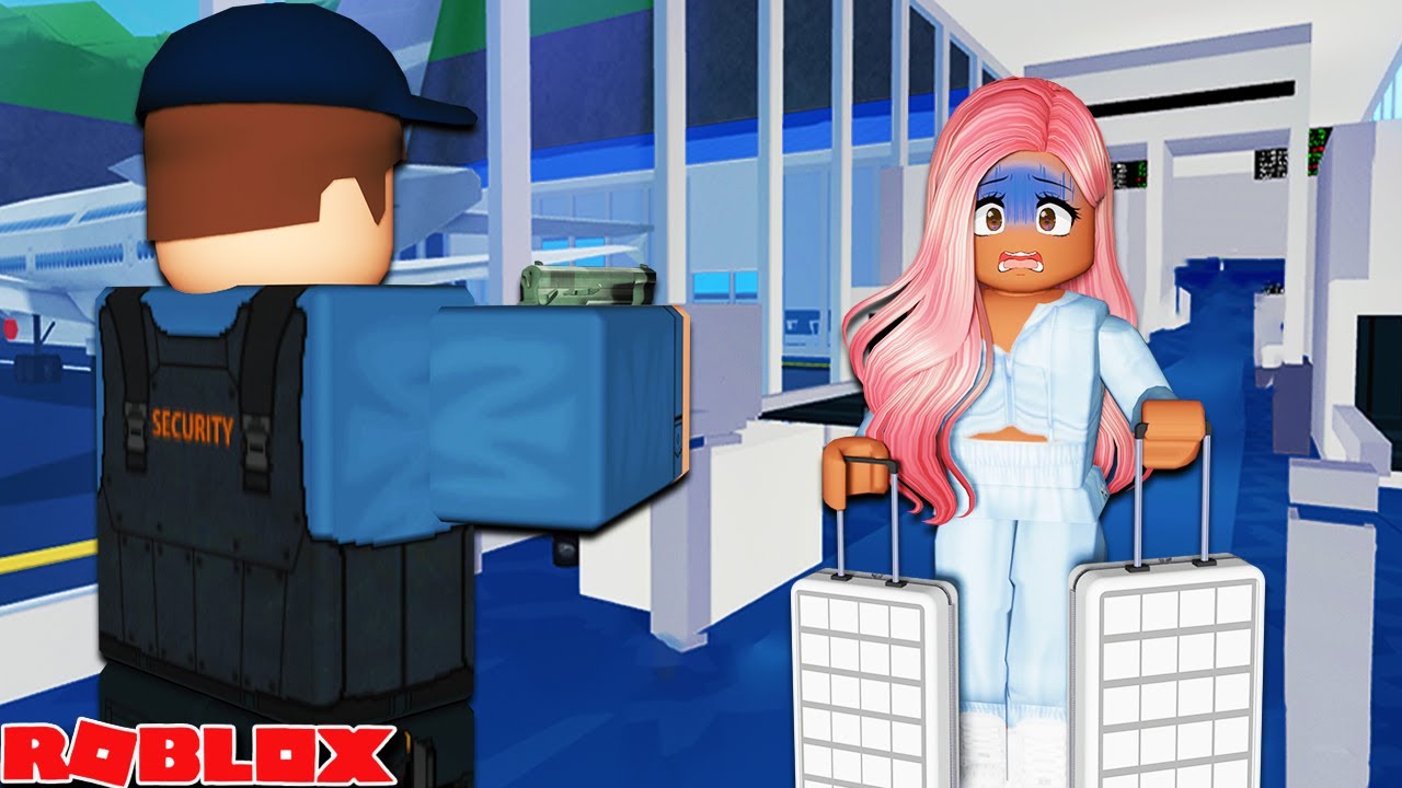 НАС ОСТАНОВИЛА ОХРАНА АЭРОПОРТА | История самолёта Roblox 4