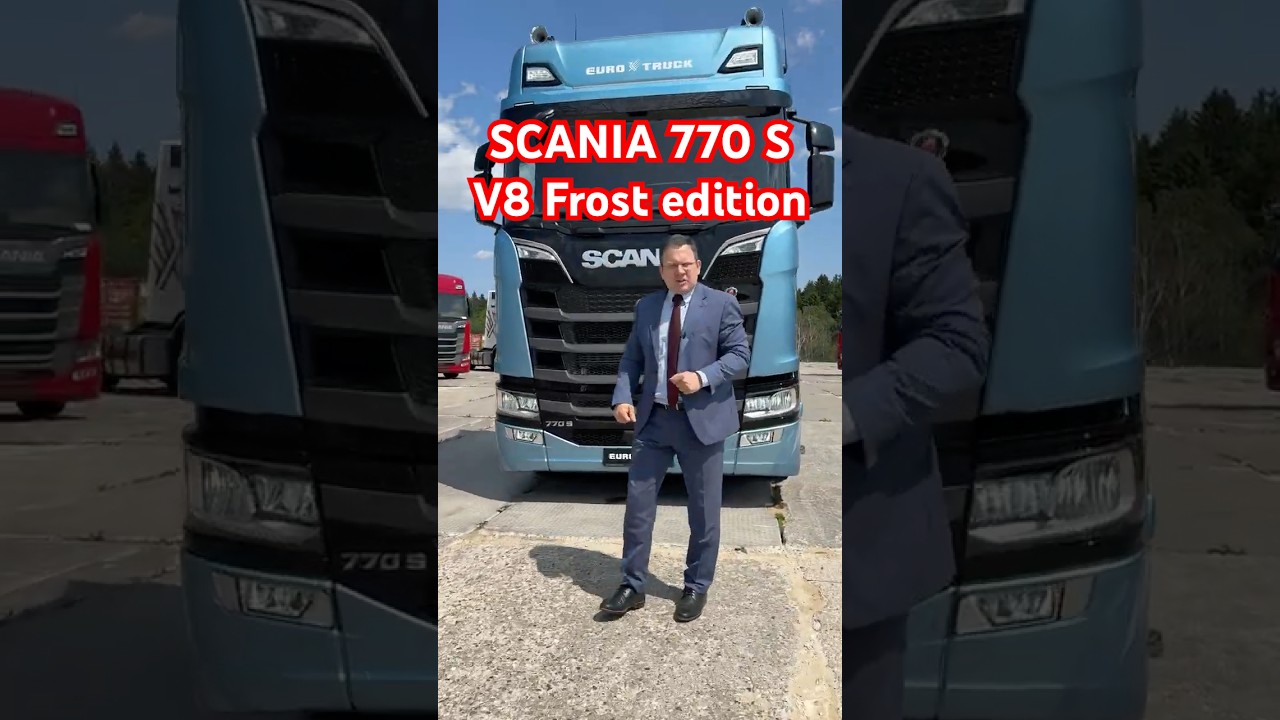 Scania 770 S V8 Frost edition in Moscow #alekseymercedes