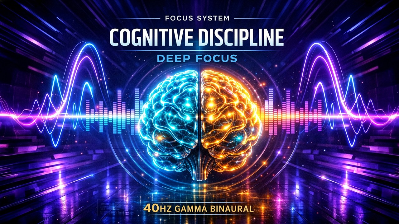 COGNITIVE DISCIPLINE MODE — Gamma 40Hz | +2H de Enfoque Inquebrantable