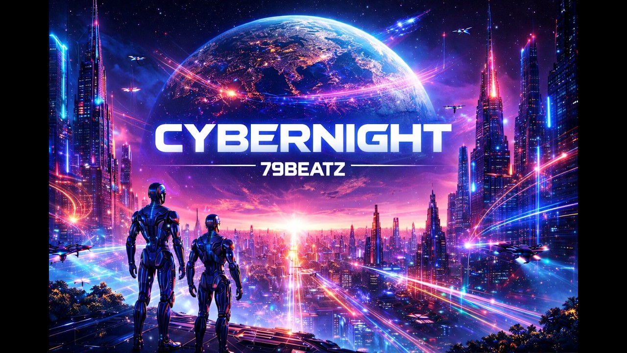 Cybernight – Futuristic AI & Robot Music Video | 2035 Vision | 4K Cinematic | 79BEATZ