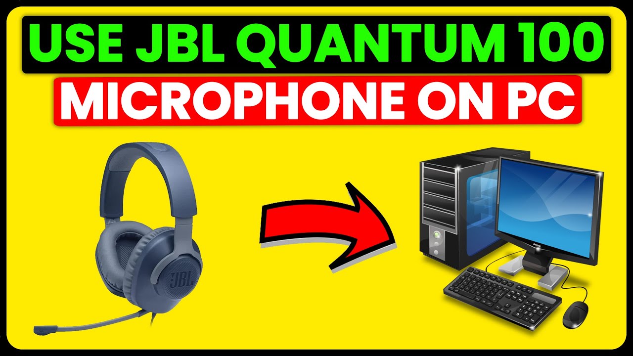 How To Use JBL Quantum 100 Microphone On PC (How To Set Up JBL Quantum 100 Microphone On PC)