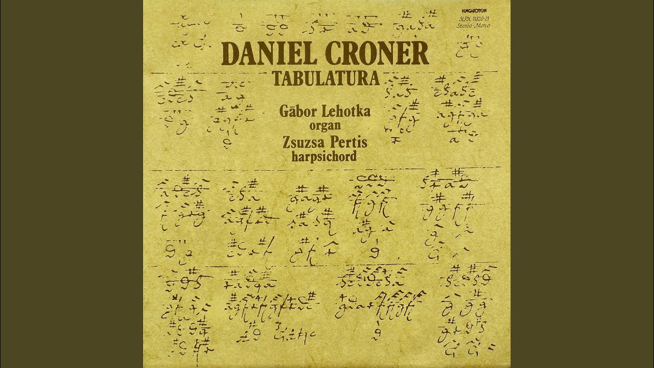 Tabulatura per il clavicordo No. 4 Praeludium ex D
