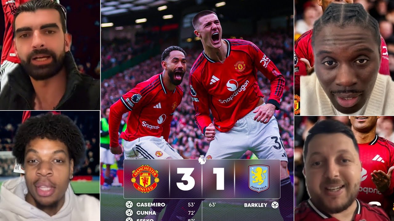 🚨 INCROYABLE ! Manchester United ÉCRASE Aston Villa – SHOW DE Bruno Fernandes