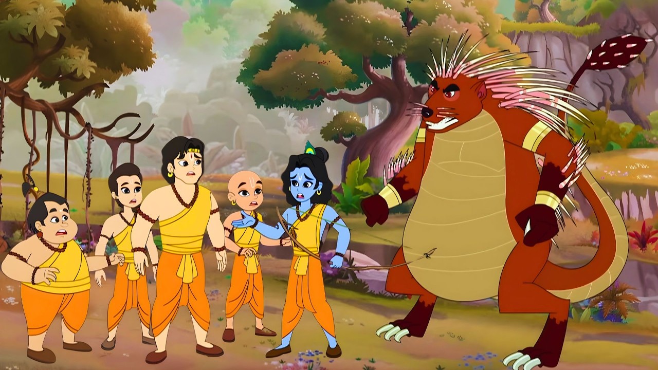 खतरे में कान्हा और उसके दोस्त, चारों ओर हिंसक मवेशी | Kanha: Morpankh Samraat
