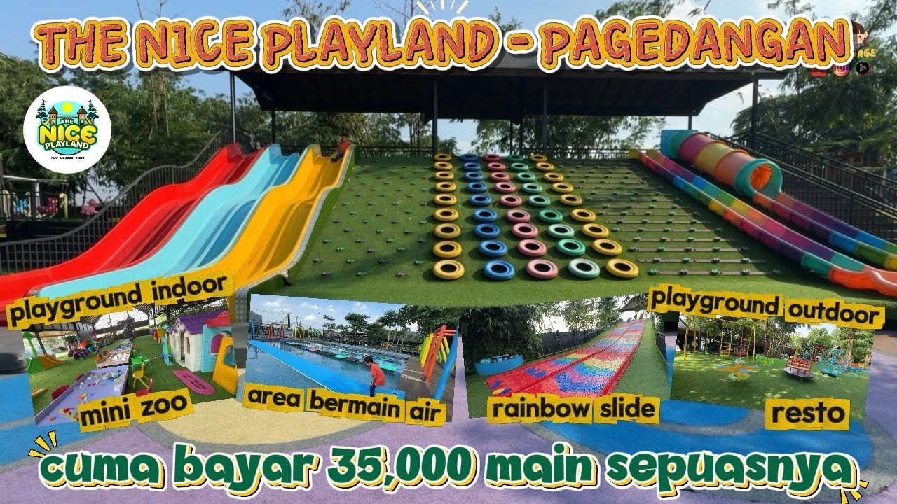 THE NICE PLAYLAND - PAGEDANGAN | PLAYGROUND MURAH DI TANGERANG MAIN SEPUASNYA