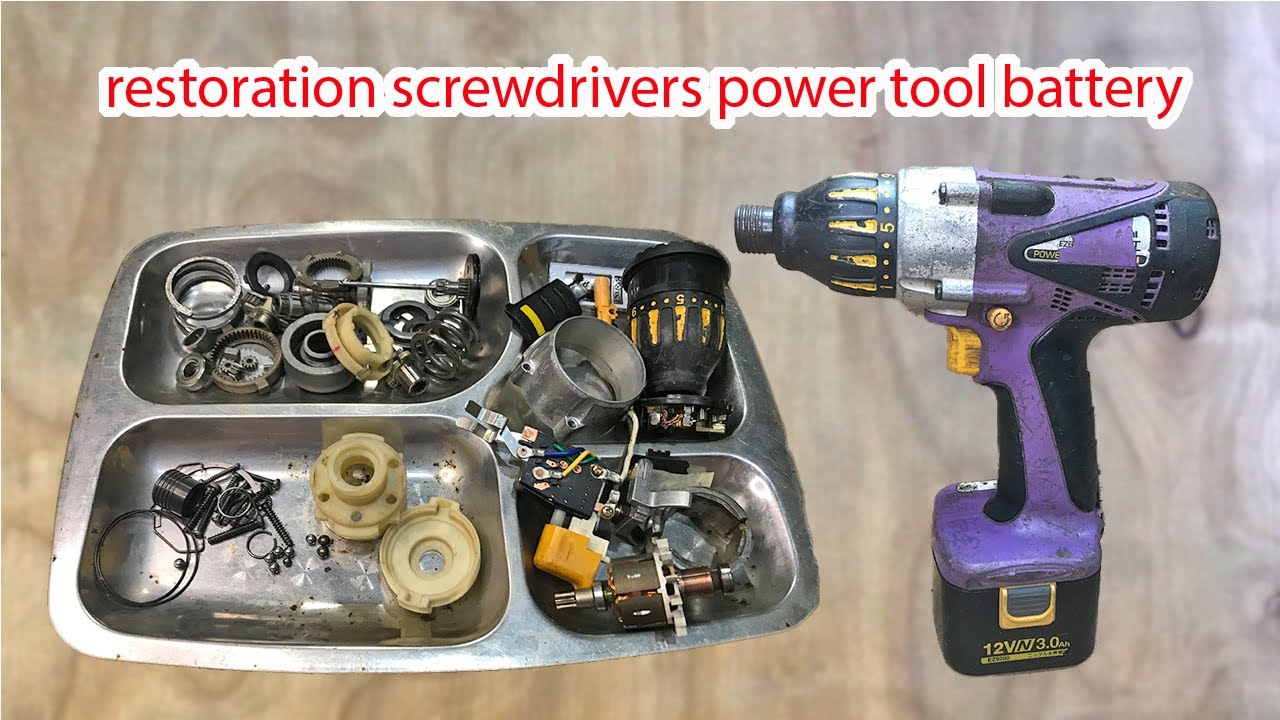 restoration screwdrivers power tool battery national ez6507 12v