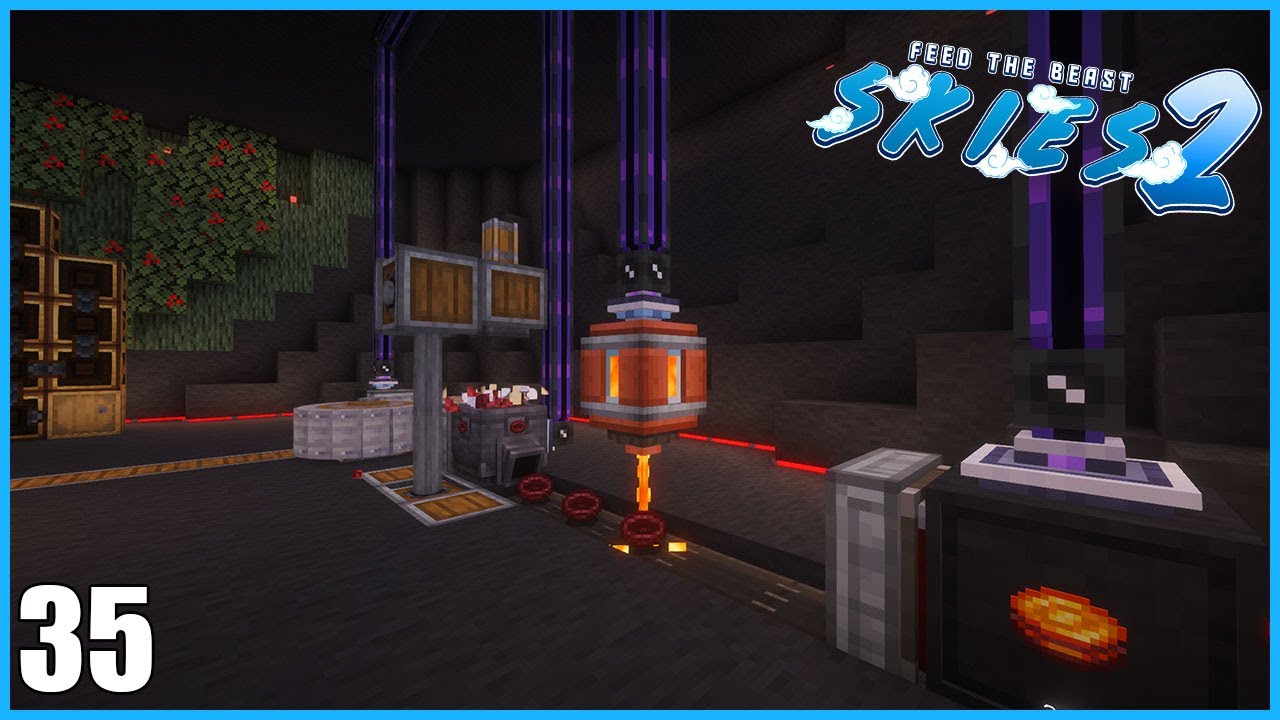 FTB Skies 2 | AUTOMATISATION BLAZE CAKE ! - #35 [Minecraft Moddé]