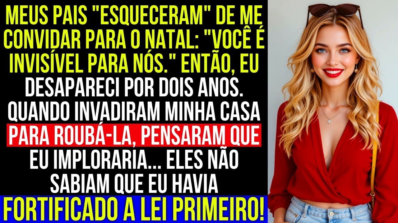 Todo ano meus pais “esqueciam” de mim no Natal  Comprei uma mansão, então eles trouxeram um chave