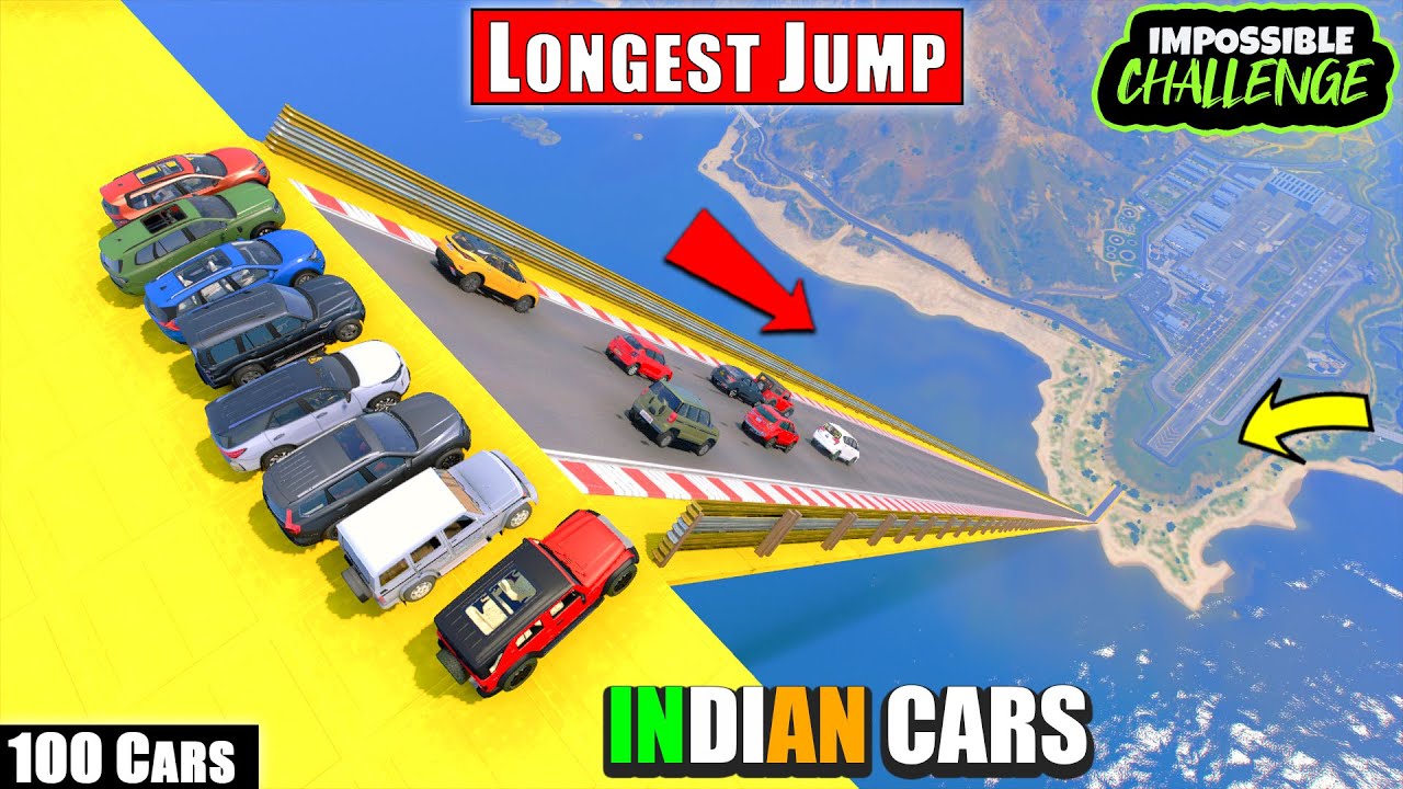 GTA 5 - WHICH INDIAN CARS WILL JUMP LONGEST  ❓ - Gta 5 Gameplay