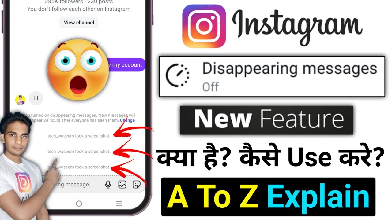 Instagram Disappearing Messages Kya Hai | How To Use Instagram Disappearing Messages | New Feature