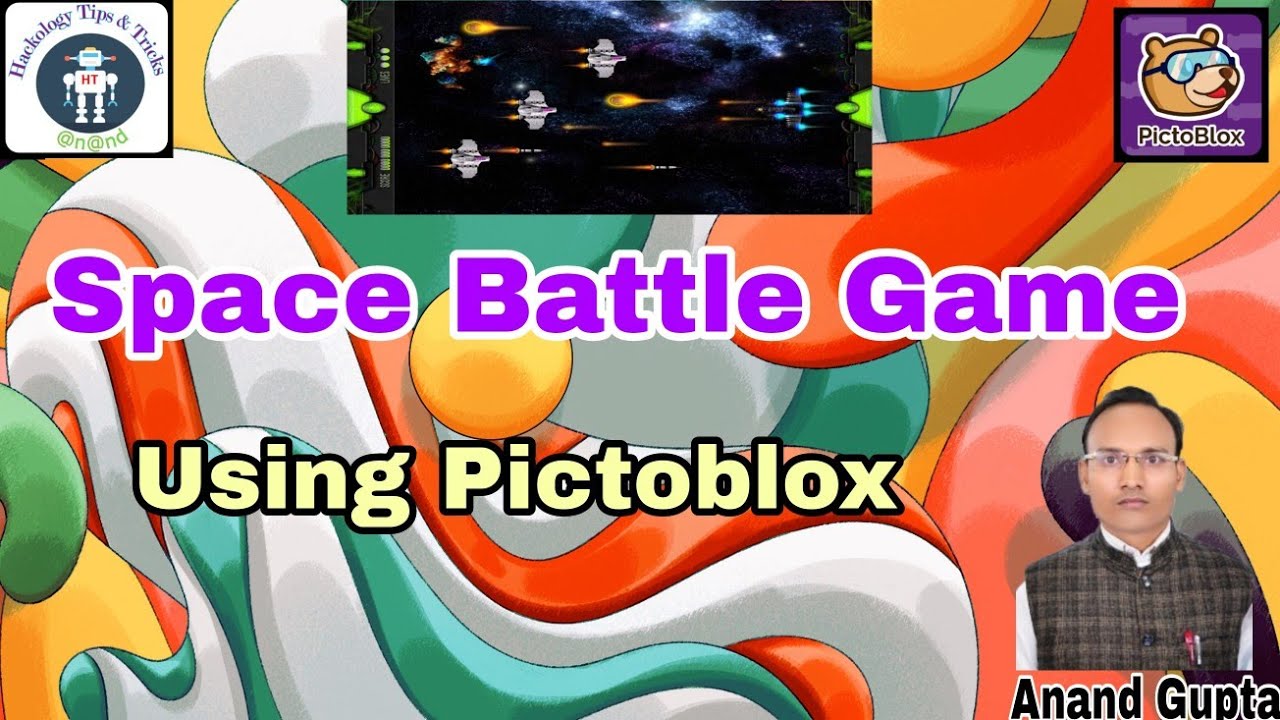 Space Battle Game  Creation using Pictoblox