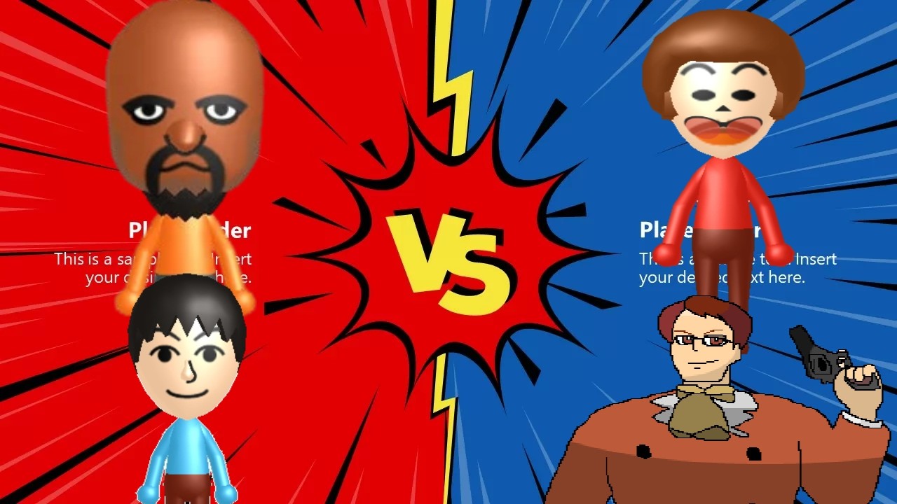 MUGEN MATT (WII SPORTS) & TOMOYA MII VS DONALD MCDONALD MII & MUSUKA