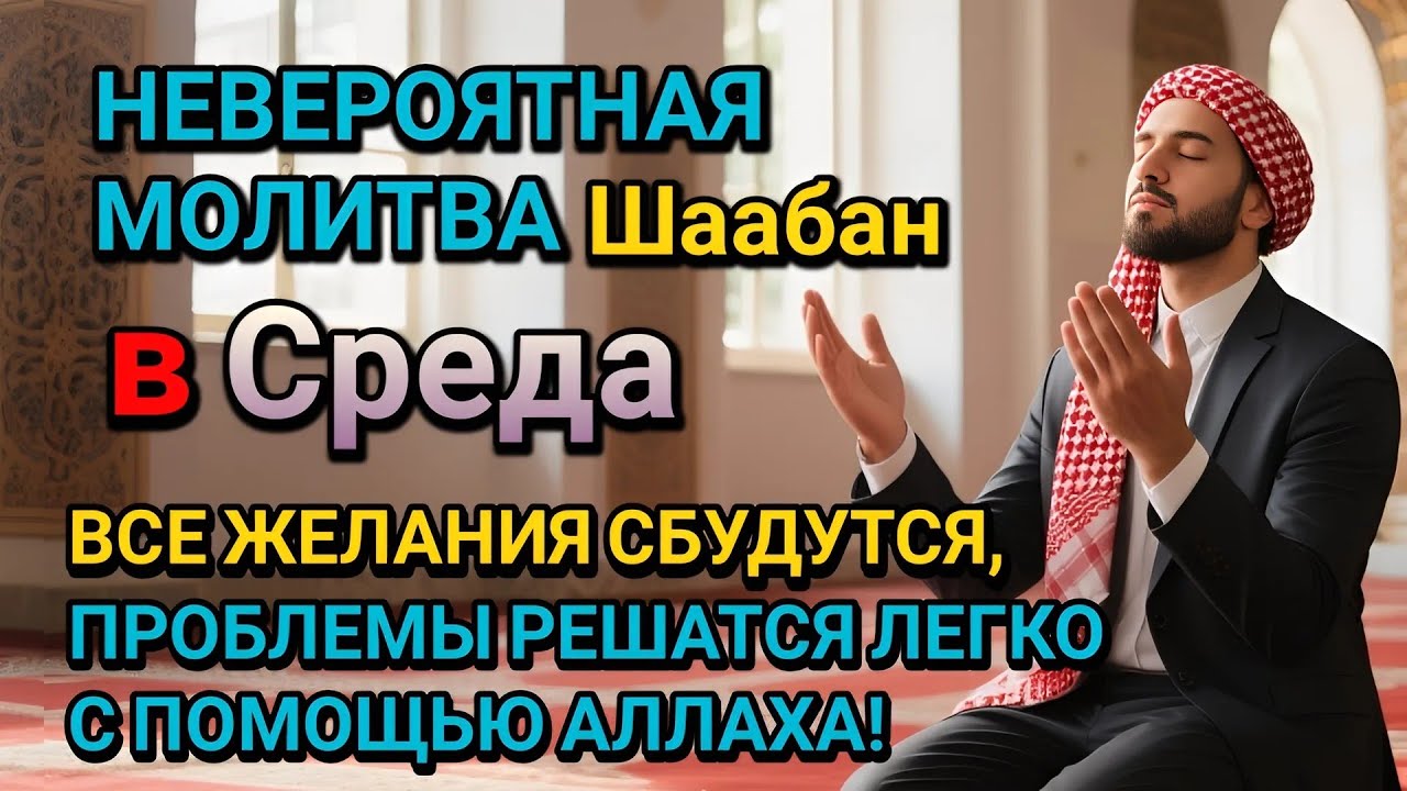 Невероятная молитва в Среда в месяце Шаабан! Все желания сбудутся, и проблемы исчезнут
