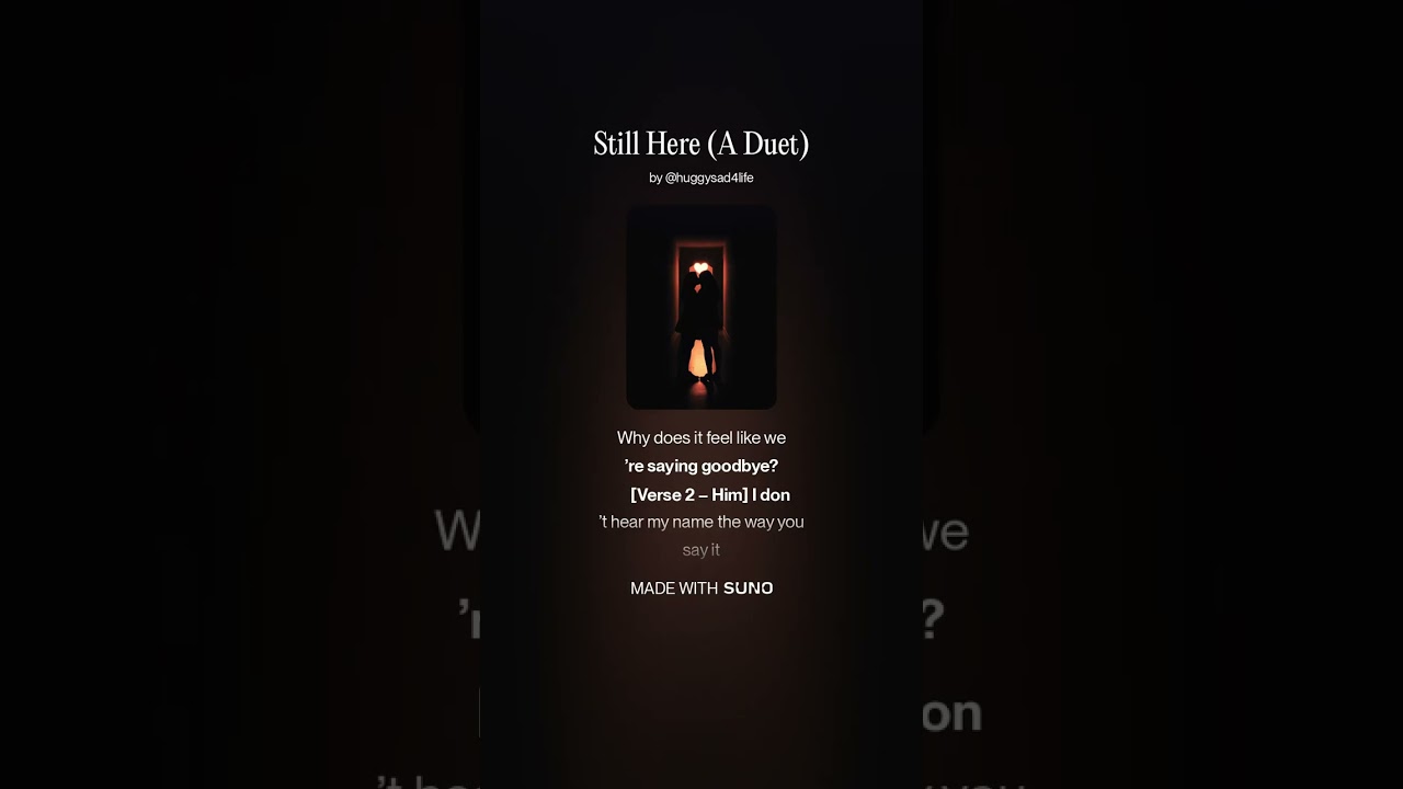 Still Here A Duet #aimusic #lovesong #lovemusic