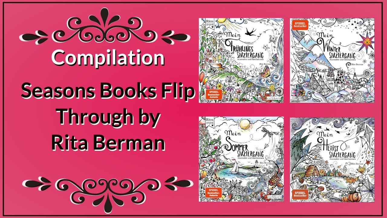 Rita Berman Walk Through the Seasons Books - Compilation Flip Through
