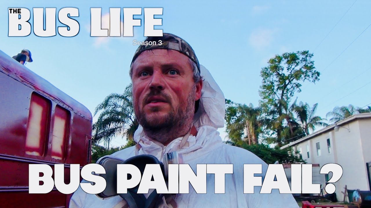 Painting our Bus Conversion | The Bus Life