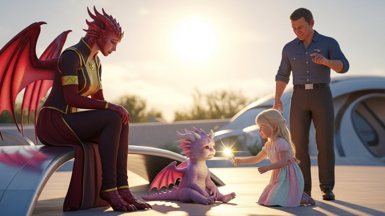La Emperatriz Dragón llevó a su hija muda al patio de juegos… y se quedó paralizada cuando un padre.